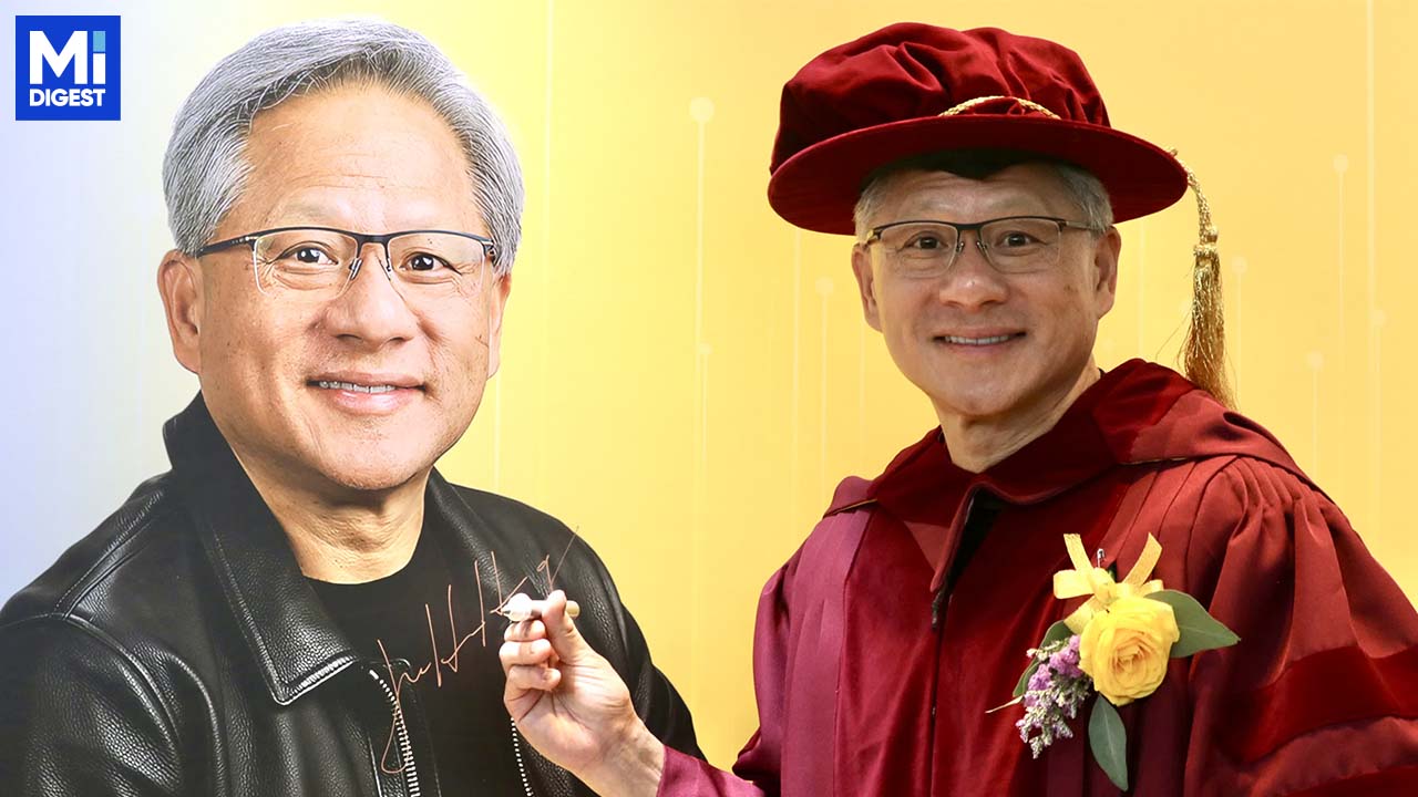 英偉達CEO黃仁勳香港獲榮譽博士 3.36兆美元市值下兩岸立場受矚目 1 英偉達CEO黃仁勳香港獲榮譽博士 3.36兆美元市值下兩岸立場受矚目