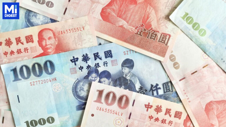 美債殖利率回升，台股震盪走高，新台幣匯率小幅回升1.8分