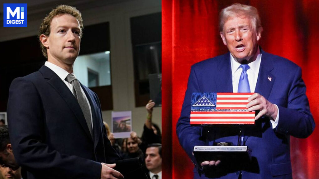 重修舊好？祖克柏向川普就職典禮捐款100萬美元，兩者關係回暖