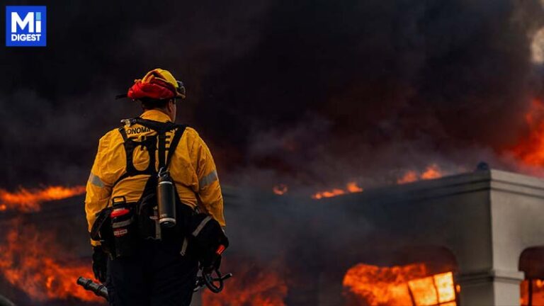 洛杉磯野火肆虐近18萬人撤離 拜登調撥資源救災 川普批州長無能