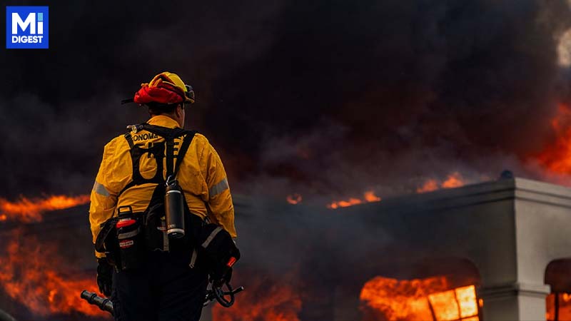 洛杉磯野火肆虐近18萬人撤離 拜登調撥資源救災 川普批州長無能